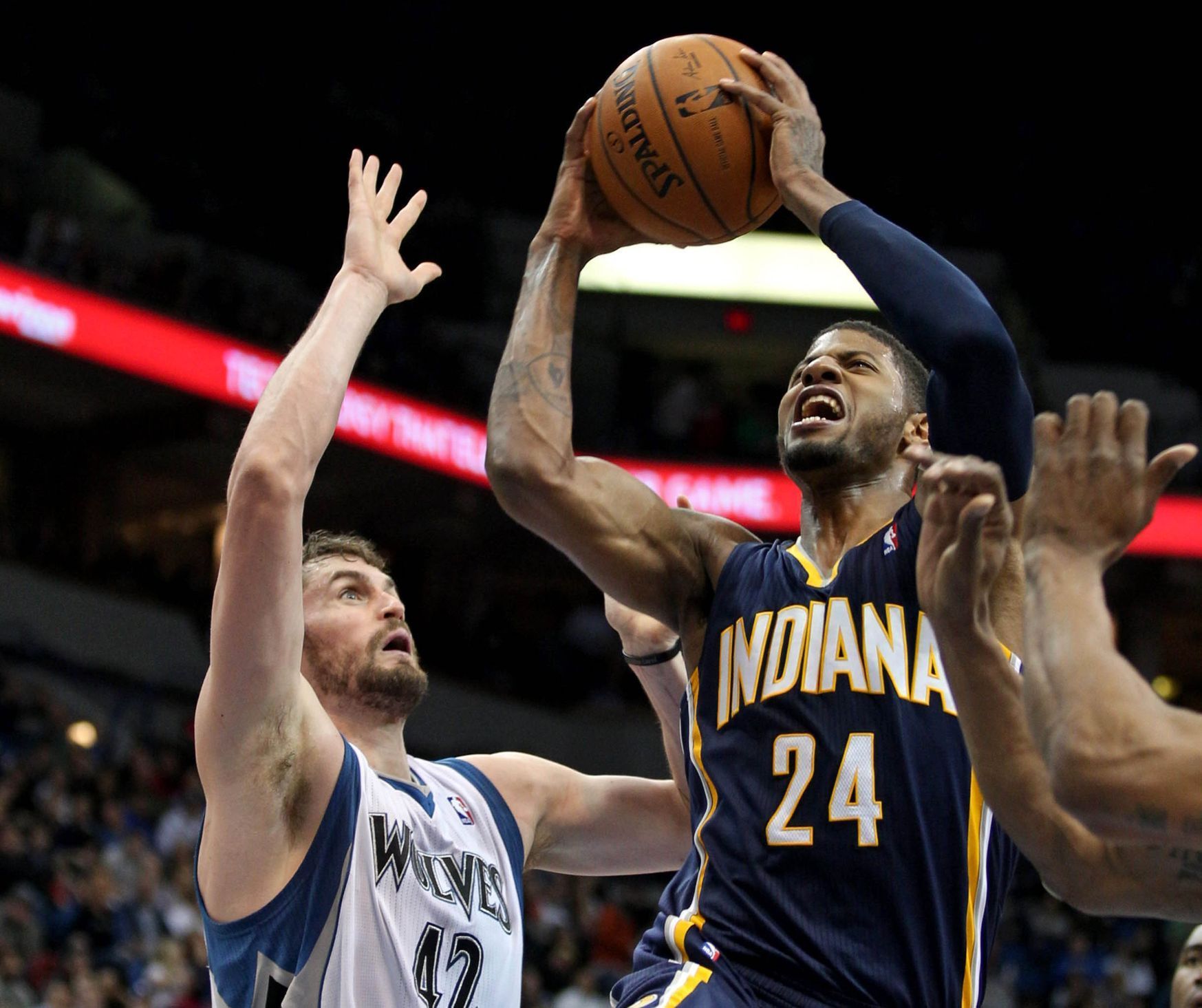NBA: Indiana Pacers vs Minnesota Timberwolves (Kevin Love)