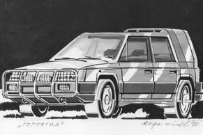 Mohl to být český Land Rover. Výrobu terénního osobáku nakonec Tatra odpískala