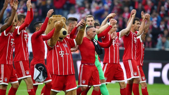 Radost Bayernu po utkání s Mohučí