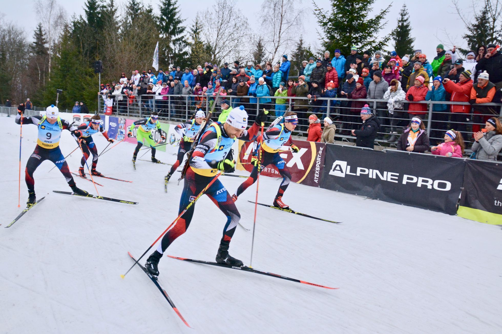 biatlon 2018/2019, exhibiční mistrovství republiky v supersprintu v Břízkách,