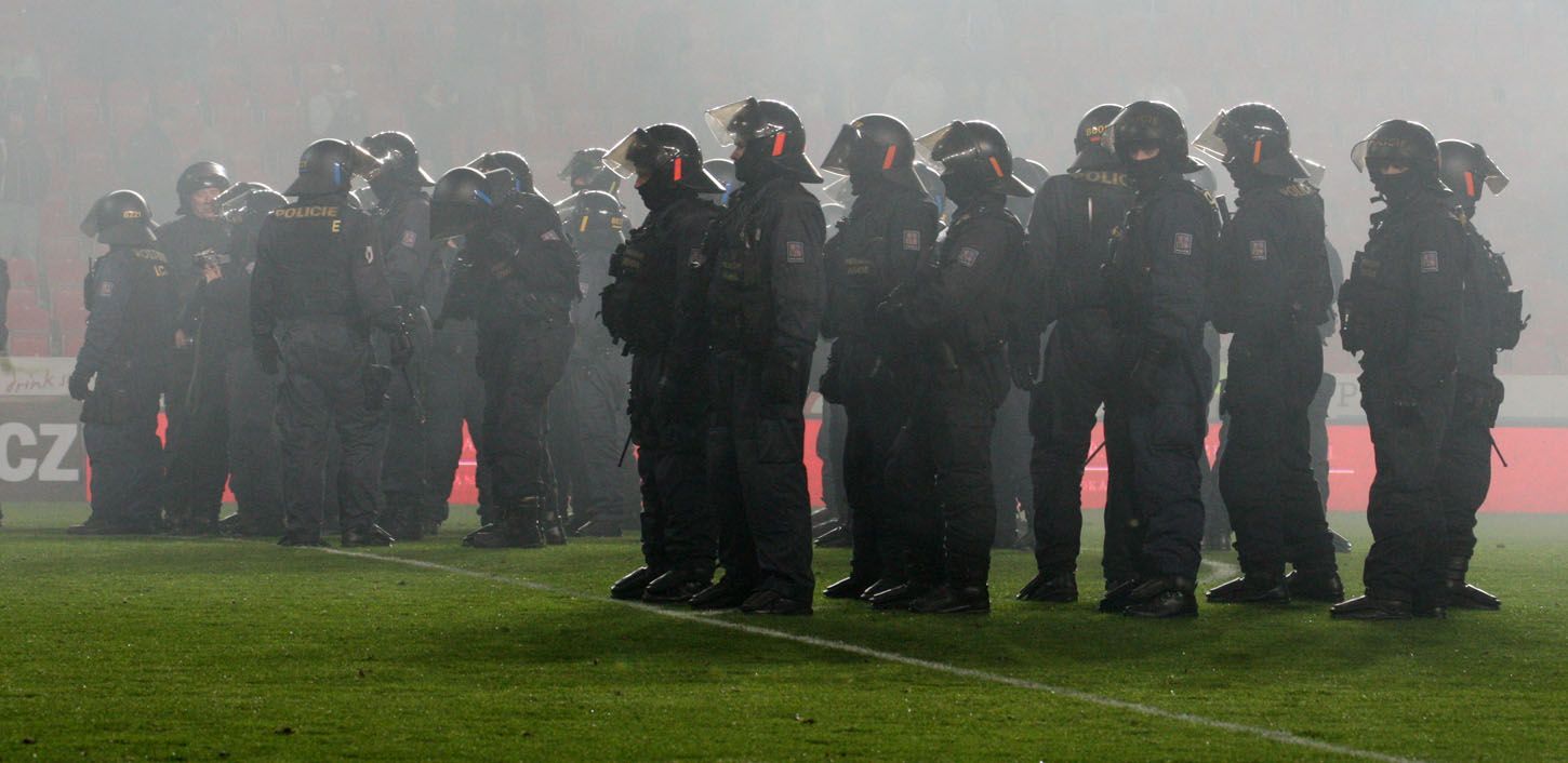 Derby Slavia - Sparta: policie