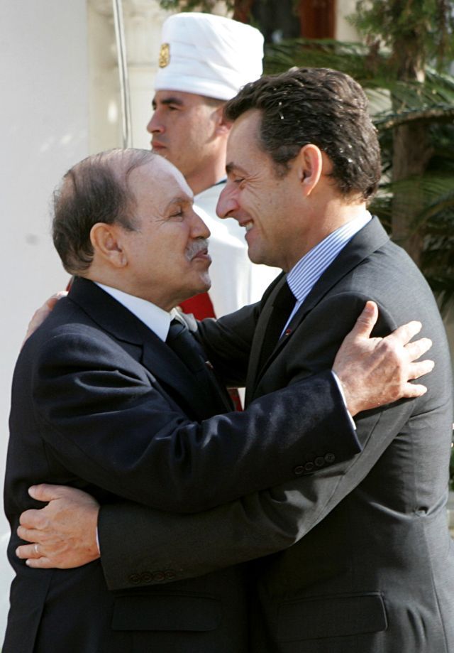 Francie Alžírsko Buteflika Sarkozy