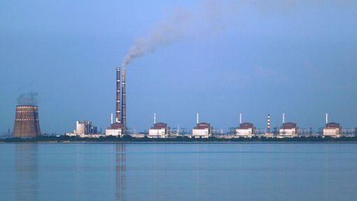 Záporožská jaderná elektrárna na jihovýchodě Ukrajiny je největší v zemi.