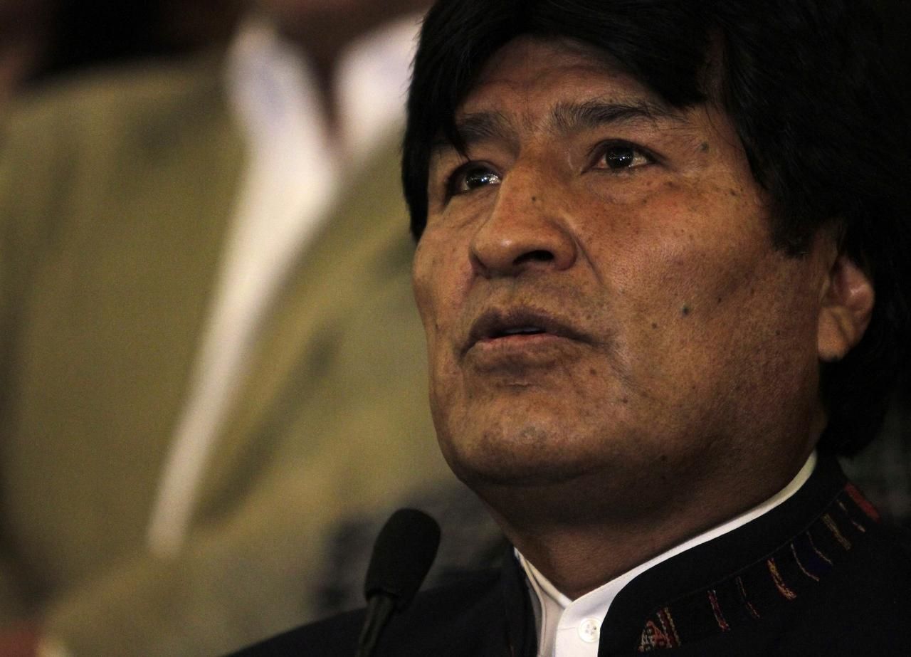 Pocta Chávezovi - Evo Morales