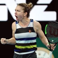 Simona Halepová Simona Halepová ve čtvrtém kole Australian Open 2019