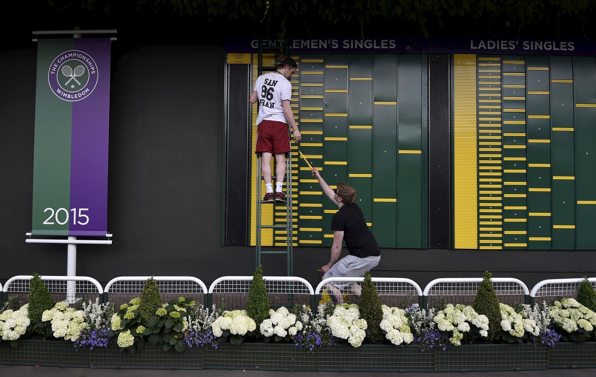 Příprava na Wimbledon 2015: