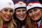 Tak se fandilo na olympiádě: Půvabné Češky, souboj korejských fanynek i podivné klobouky