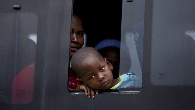 Uprchlíci ze Zimbabwe.