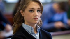 Rachel Canning attends a hearing in her lawsuit against her parents Sean and Elizabeth Canning, in Morristown