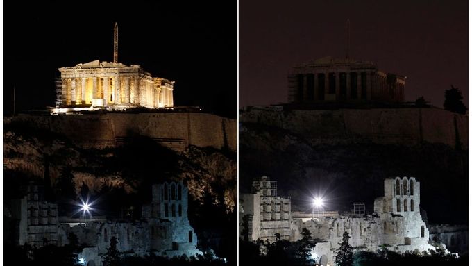 Atény tonou nejen ve tmě, ale také v dluzích