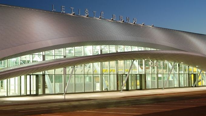 Nový terminál na brněnském letišti.