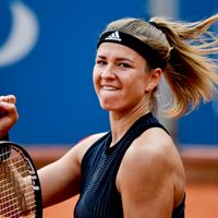 Karolína Muchová Karolína Muchová na Prague Open 2019