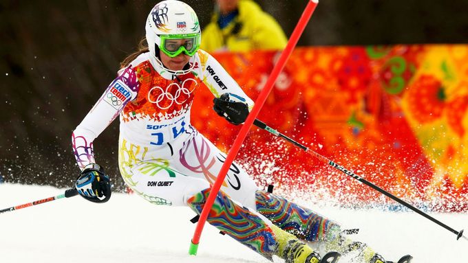 Šárka Strachová vyjela ve slalomu desáté místo