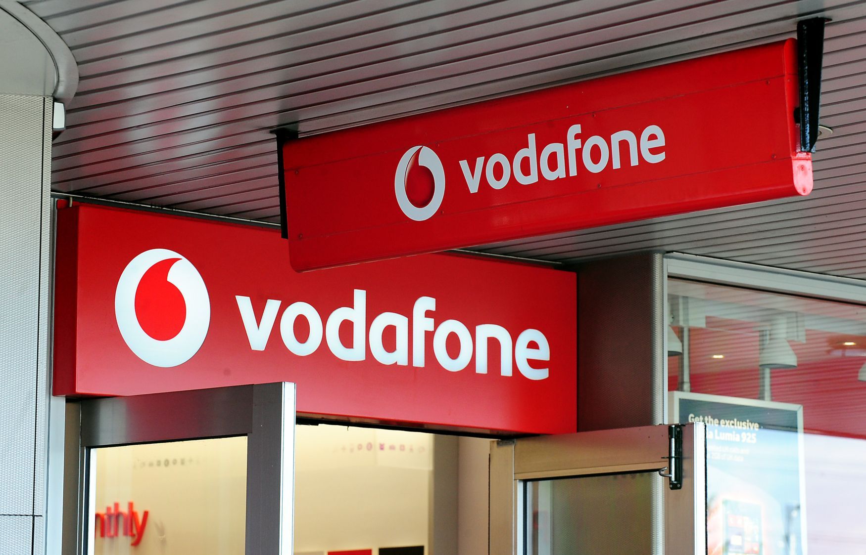 Vodafone - logo, pobočka