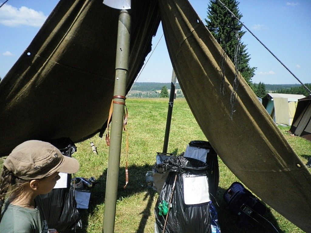 Skautský tábor - skauti z Třebechovic byli první v c.k. mocnářství