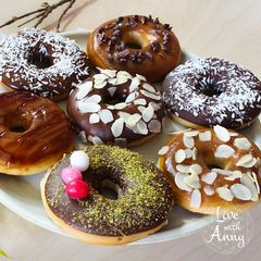 BLOG Live With Anny: Donuts z kynutého těsta | pečené a plněné