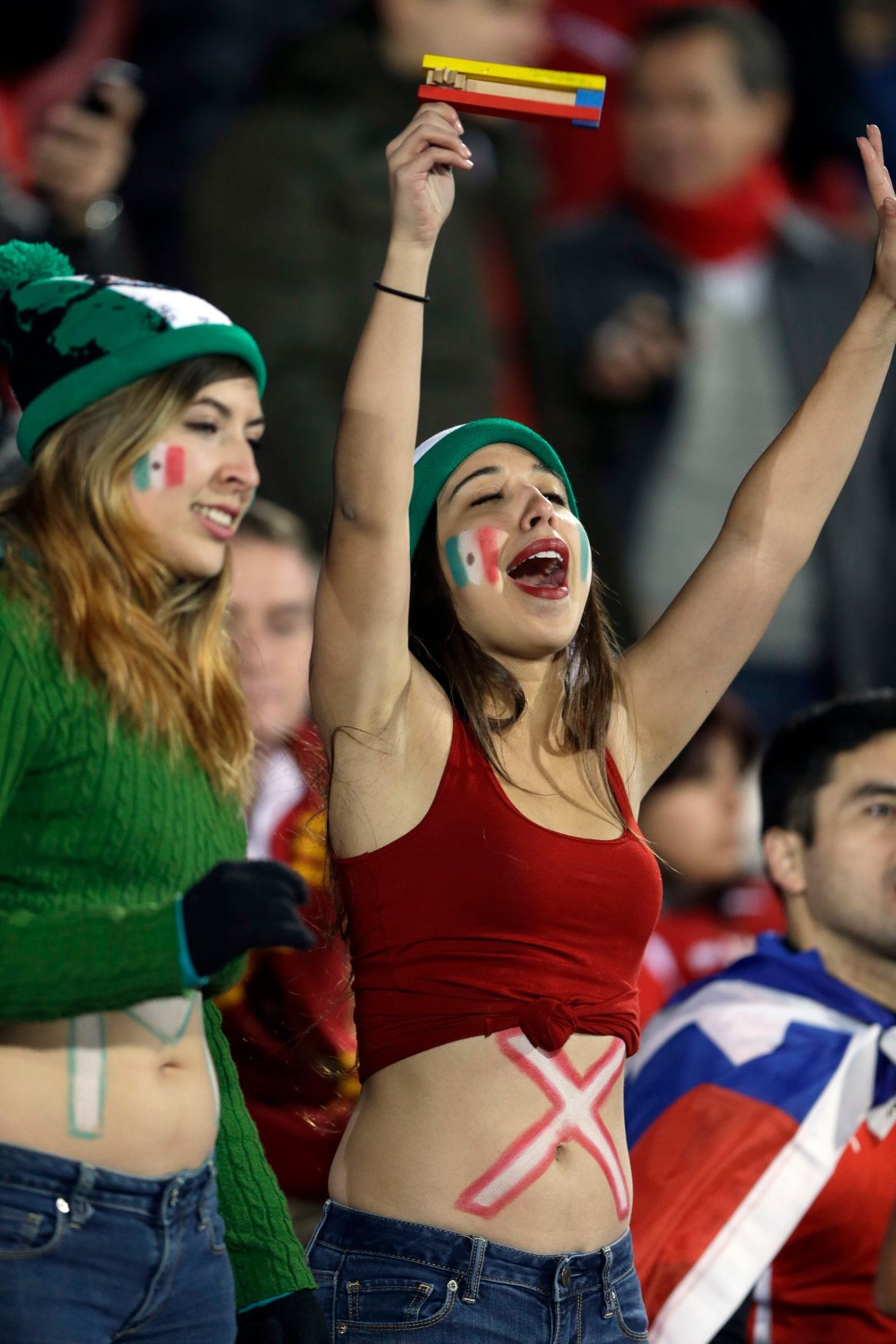 Fanoušci na Copa América 2015: fanynky Mexika