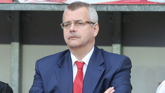 Šéf Slavie Jaroslav Tvrdík