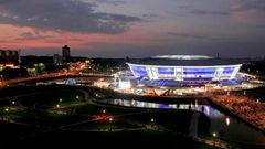 Slavnostní Otevření Donbas Arény v Doněcku, kde se má hrát Euro 2012