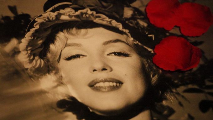 Výstava o Marilyn Monroe.