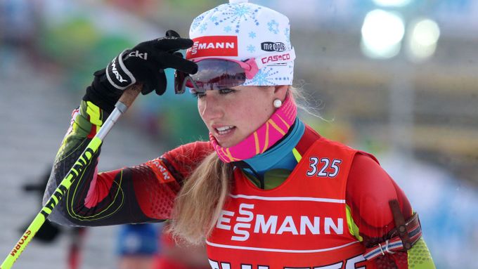 Gabriela Soukalová, hlavní hvězda české biatlonové reprezentace.