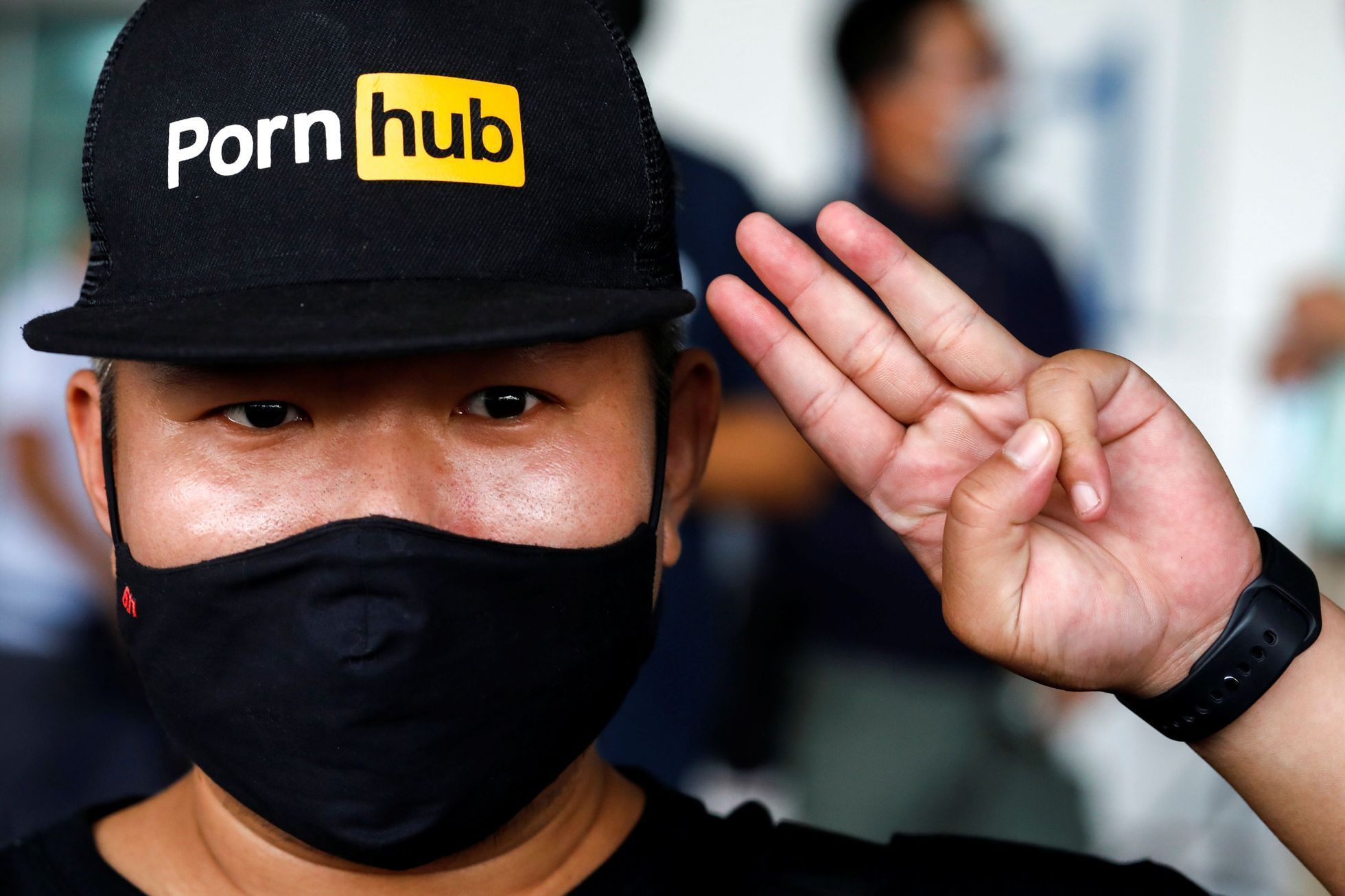 Protest proti zákazu Pornhub v Thajsku