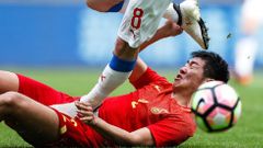 Nejdřív trápení, potom demolice. Čeští fotbalisté po obratu rozstříleli Čínu čtyřmi góly