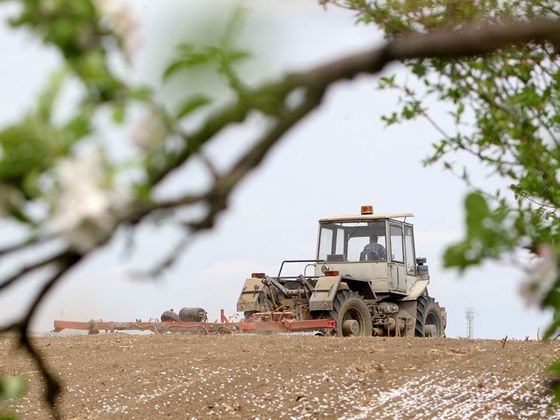 Zemědělci na Aktuálně.cz Traktor na poli. Ilustrační foto.