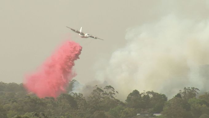 Letadlo hasí požáry v Novém Jižním Walesu - ilustrační foto.