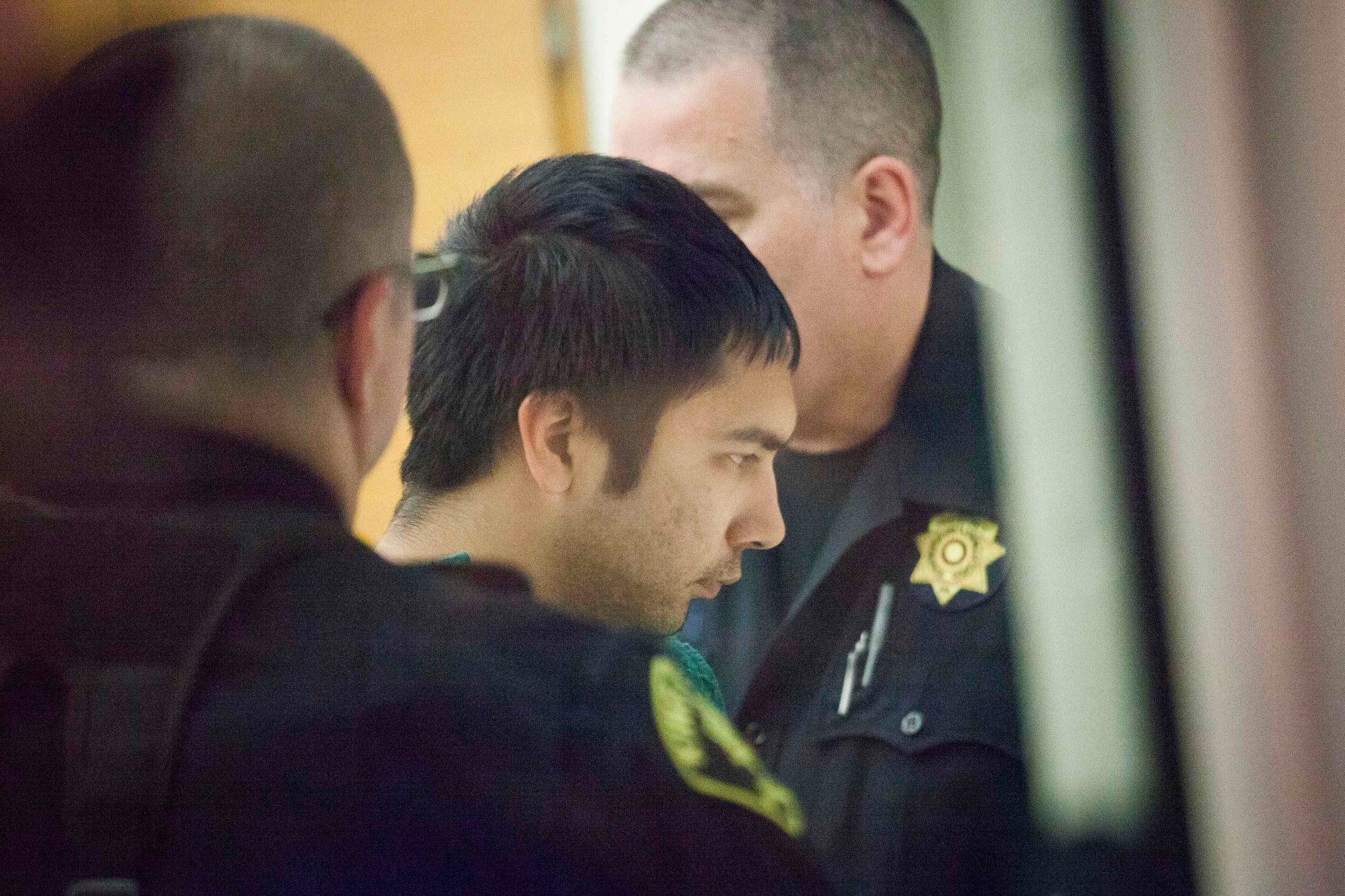 Shooting suspect Ybarra appears in court at the King County Jail in Seattle