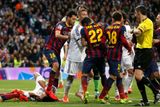 Strkanice se odehrála po vyrovnání na 2:2, které svým prvním gólem v utkání zařídil Lionel Messi.