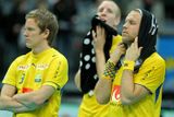 Smutní hráči Švédska.