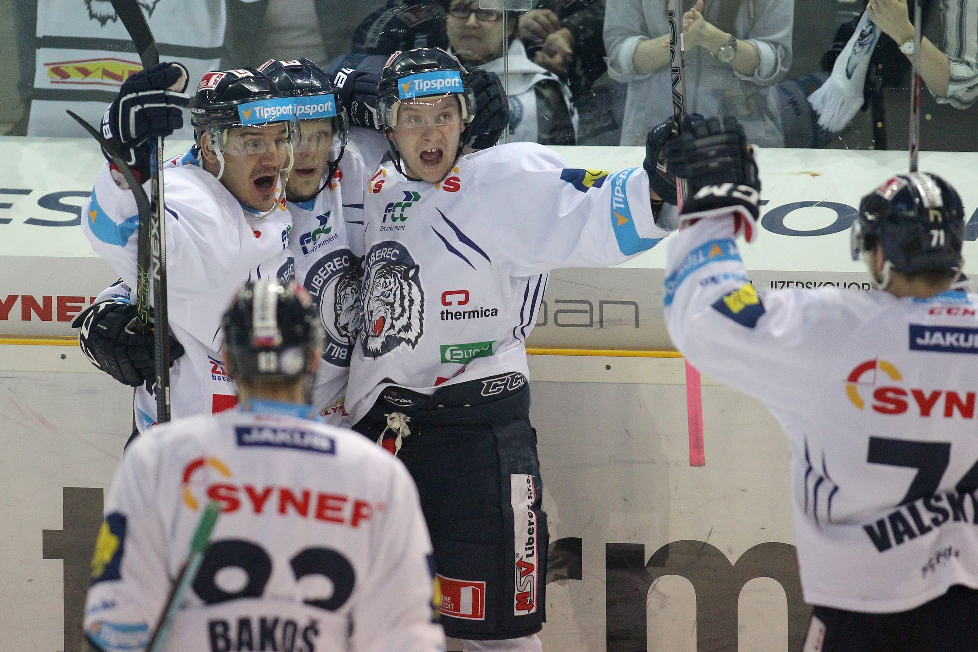 Bílí Tygři Liberec - BK Mladá Boleslav, semifinále extraligy 2016