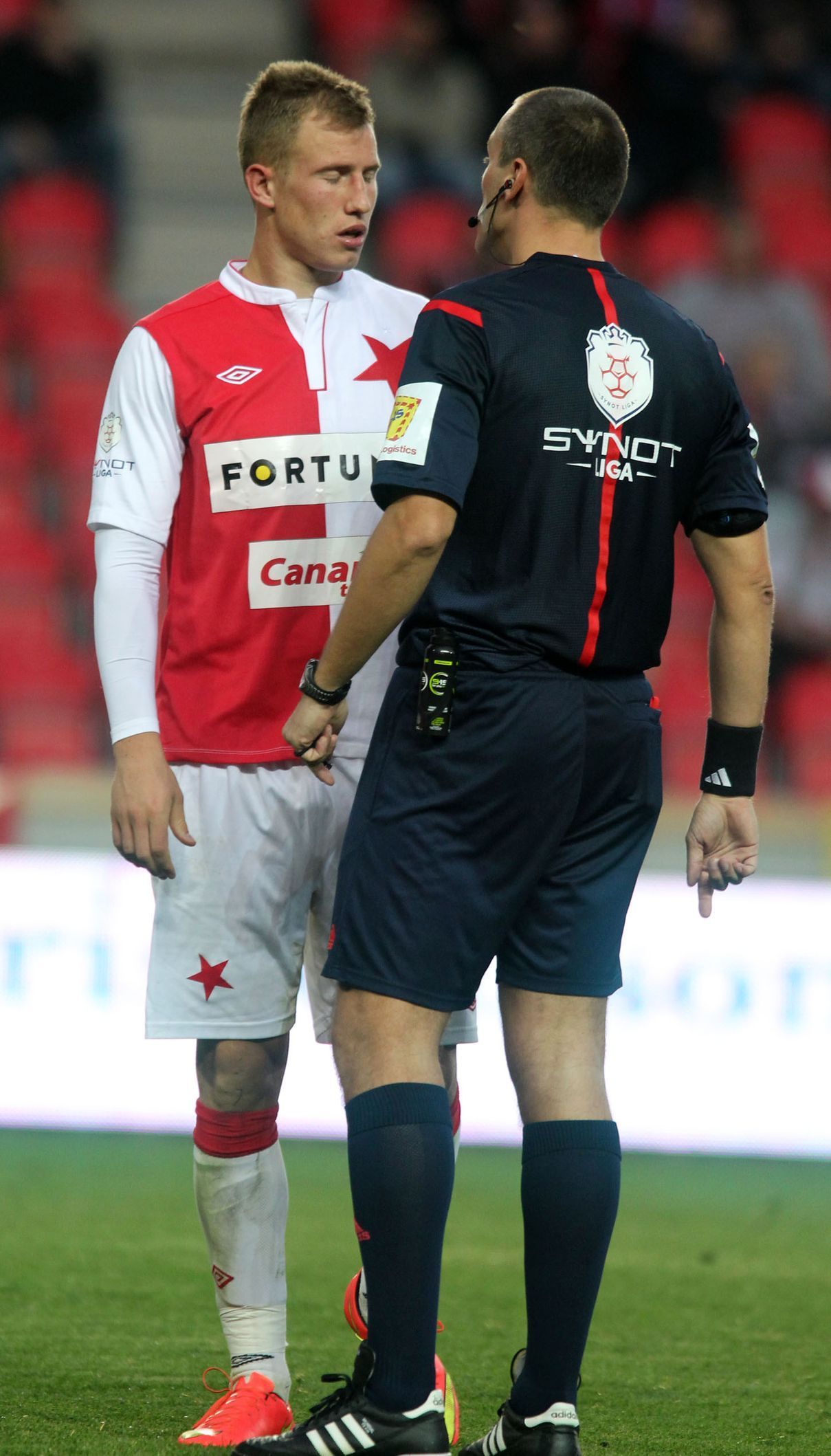 Slavia - Jablonec (Balaj, rozhodčí Zelinka)