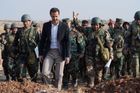 Prezident Sýrie Bašár Asad se syrskými vojáky v Idlibu