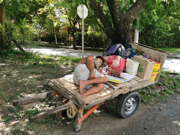 Odpolední siesta v Kolumbii.