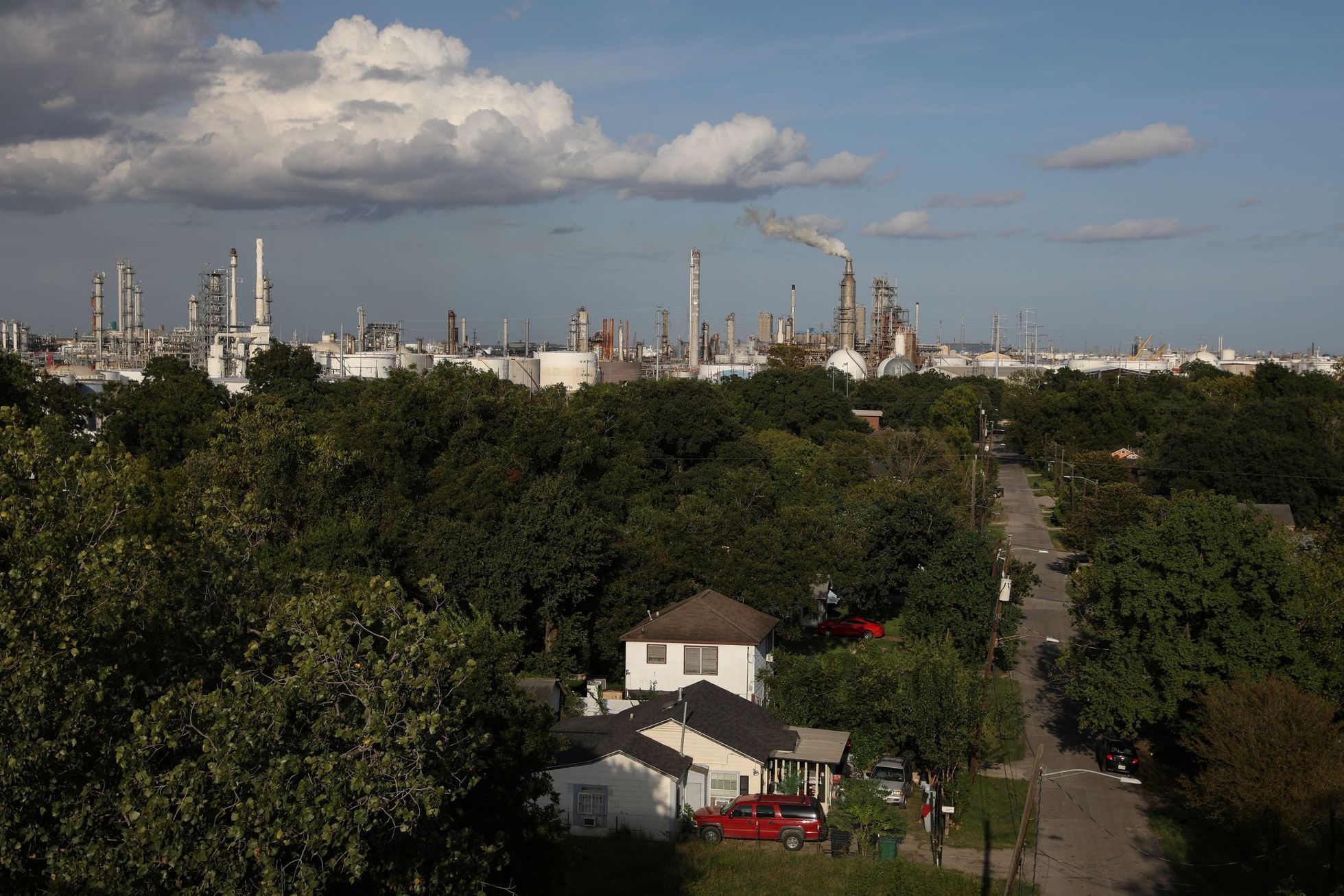 Houston znečištění ovzduší USA