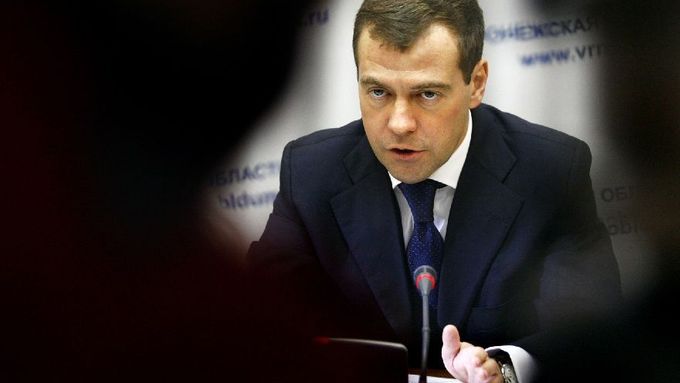 Nový ruský prezident Dmitrij Medveděv