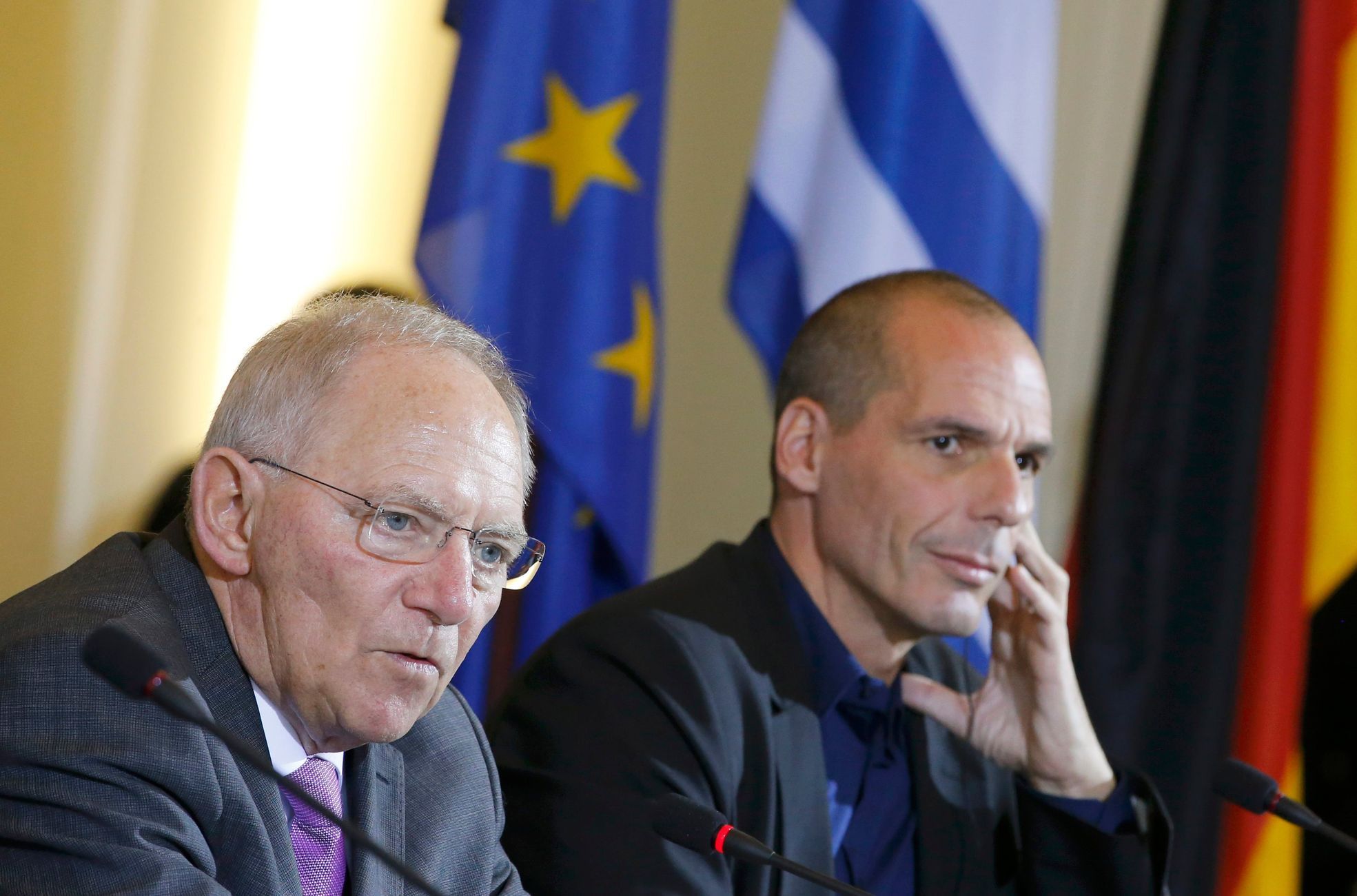 Varufakis, Schäuble, jednání