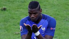 Euro 2016, Francie-Island: Paul Pogba slaví gól na 2:0