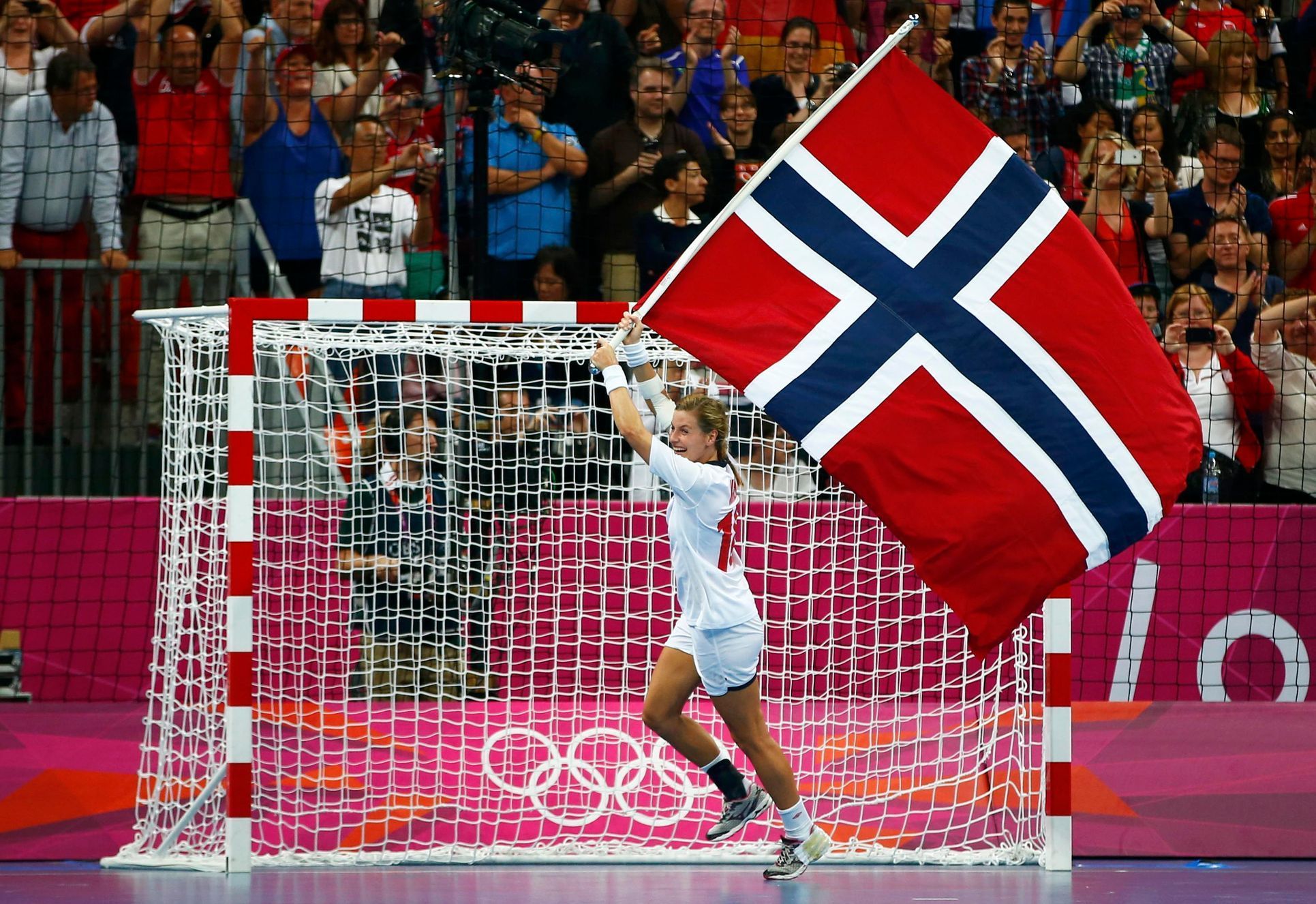 Norské házenkářky slaví zlaté medaile na OH