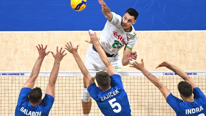 Semifinále Česko - Bulharsko na volejbalovém MS 2025