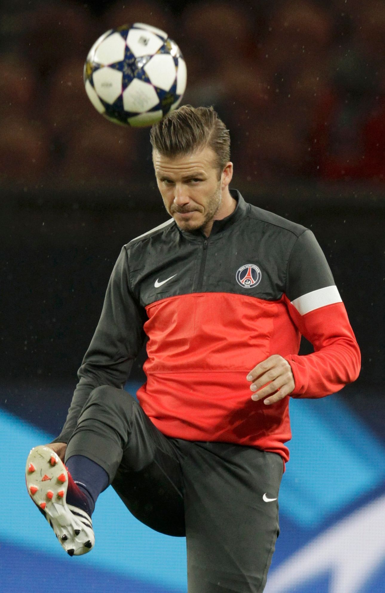 Fotbal, Liga mistrů, Paris St Germain - Valencie: David Beckham