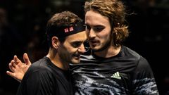 Roger Federer a Stefanos Tsitsipas, Turnaj mistrů 2019