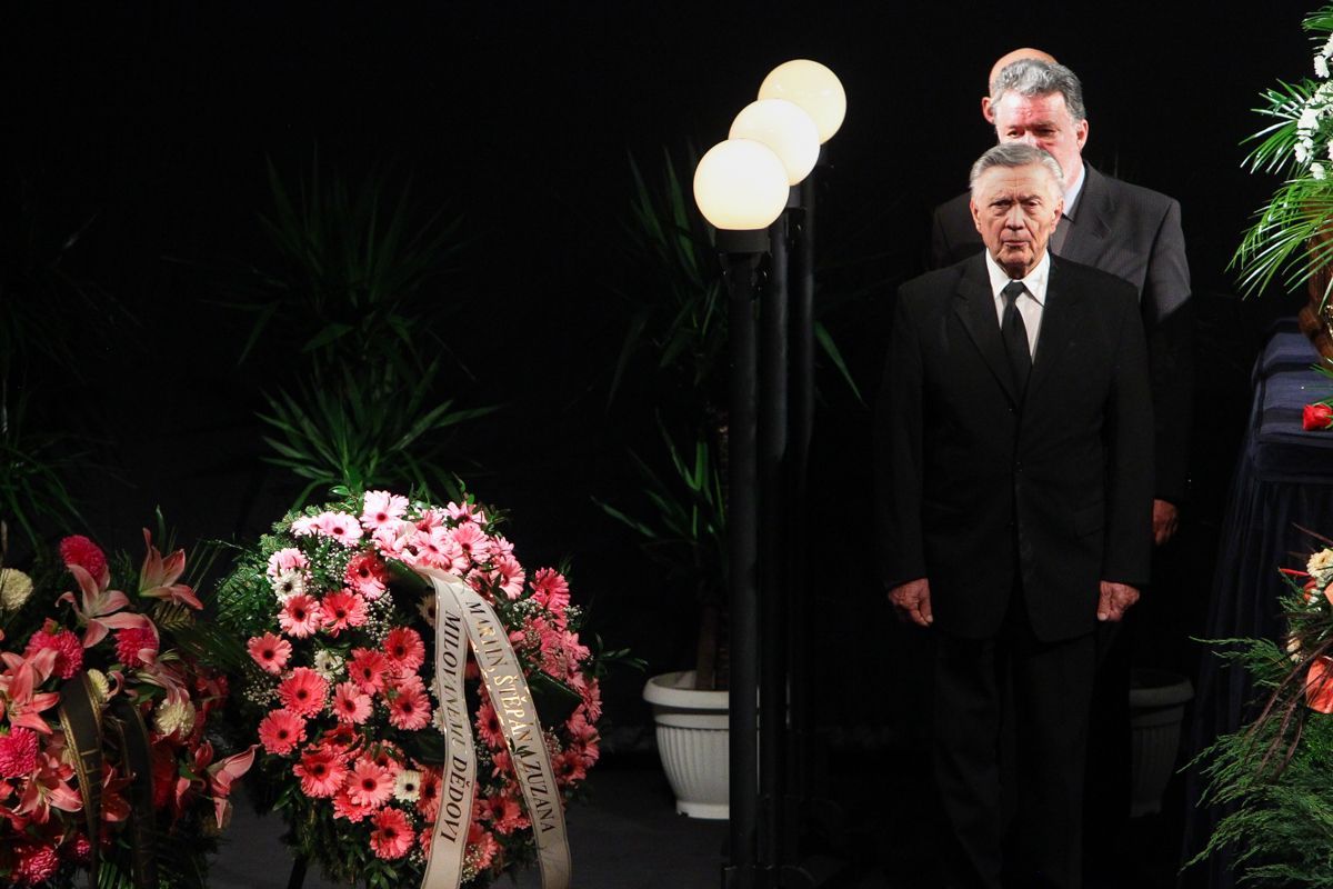 Lubomír Lipský pohřeb v Divadle ABC