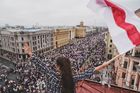 bělorusko protesty demonstrace protivládní