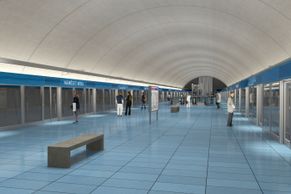 Pražské metro představilo nový návrh linky D, je levnější