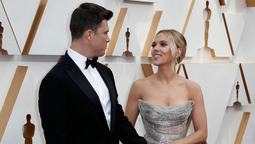 Scarlett Johanssonová a Colin Jost.
