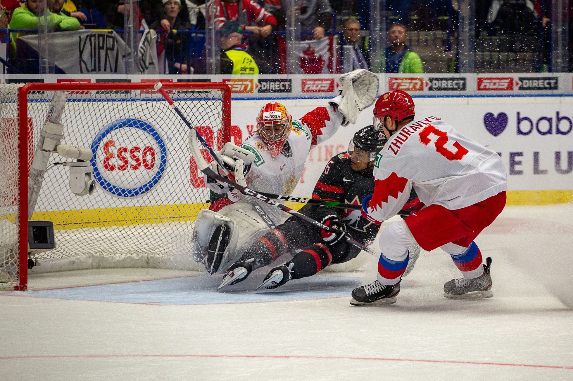 Hokejové MS juniorů 2020 v Ostravě, finále Kanada - Rusko