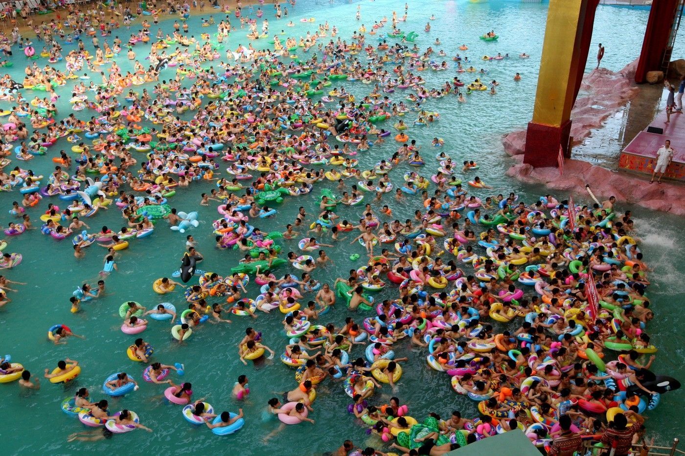 Swimming Pool At Dead Sea Water Resort In China